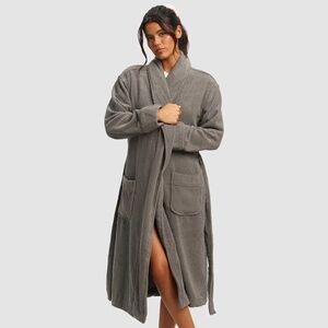 Cozy Earth Ribbed Terry Bath Robe
